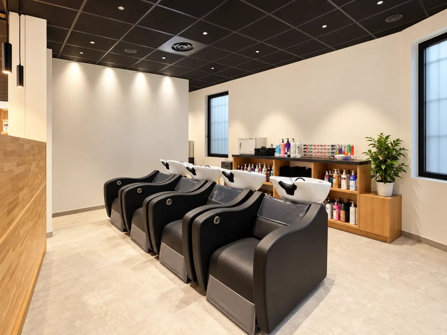 Backwash basins at the Cagnes-sur-Mer salon