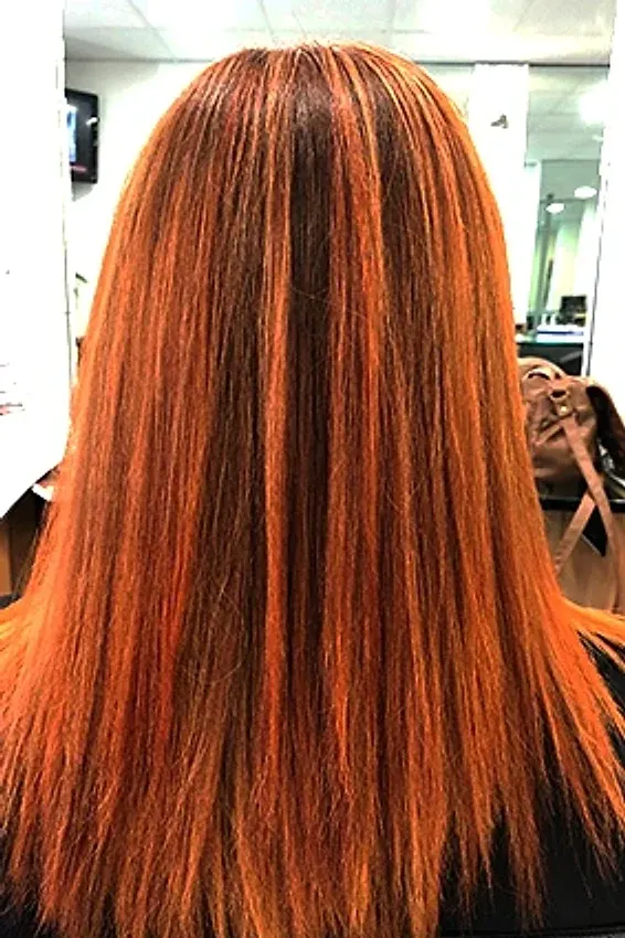 After: switching to a copper colour