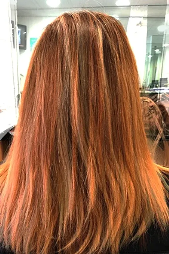 Before: switching to a copper colour