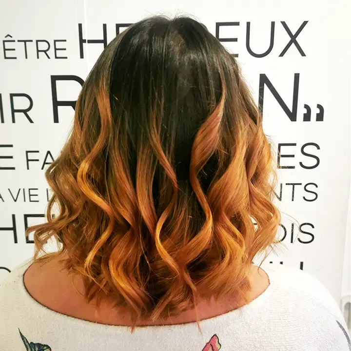 Mid-length ombré bob