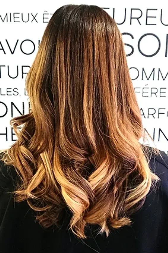 After: caramel light effect