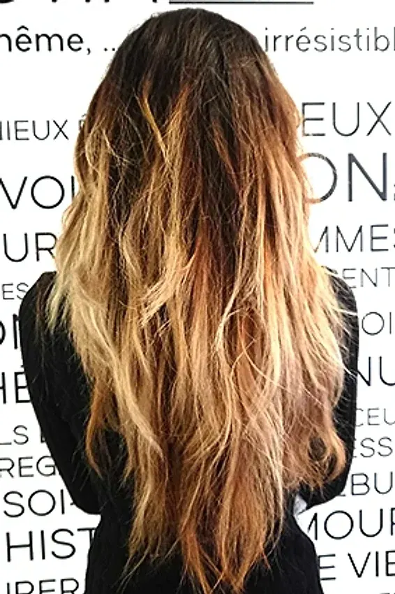 Before: caramel light effect