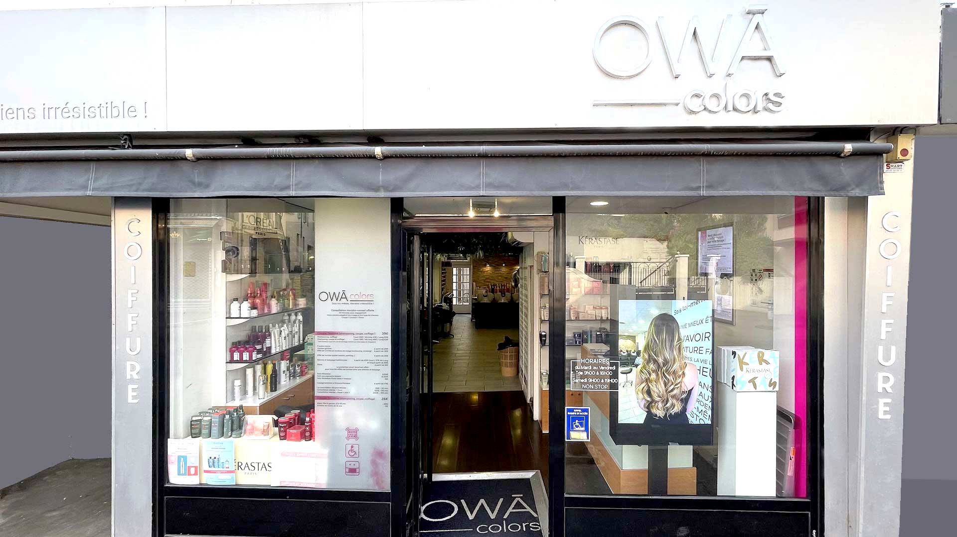 Salon de coiffure OWA Colors Cagnes sur Mer