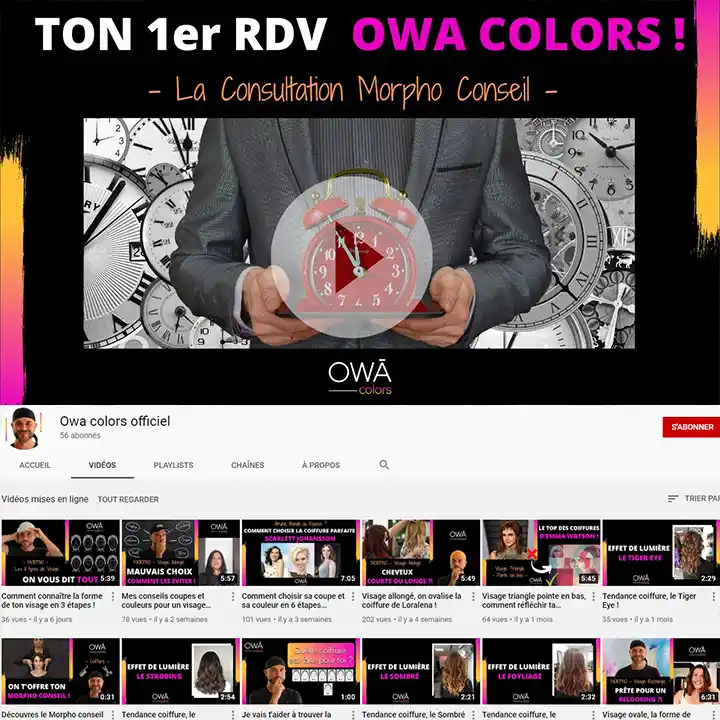 La chaine YouTube OWA Colors